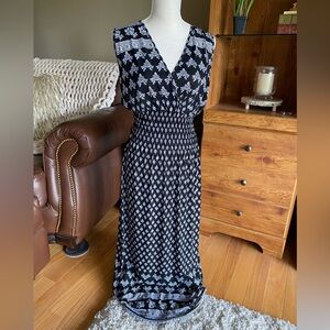 Paisley print maxi dress